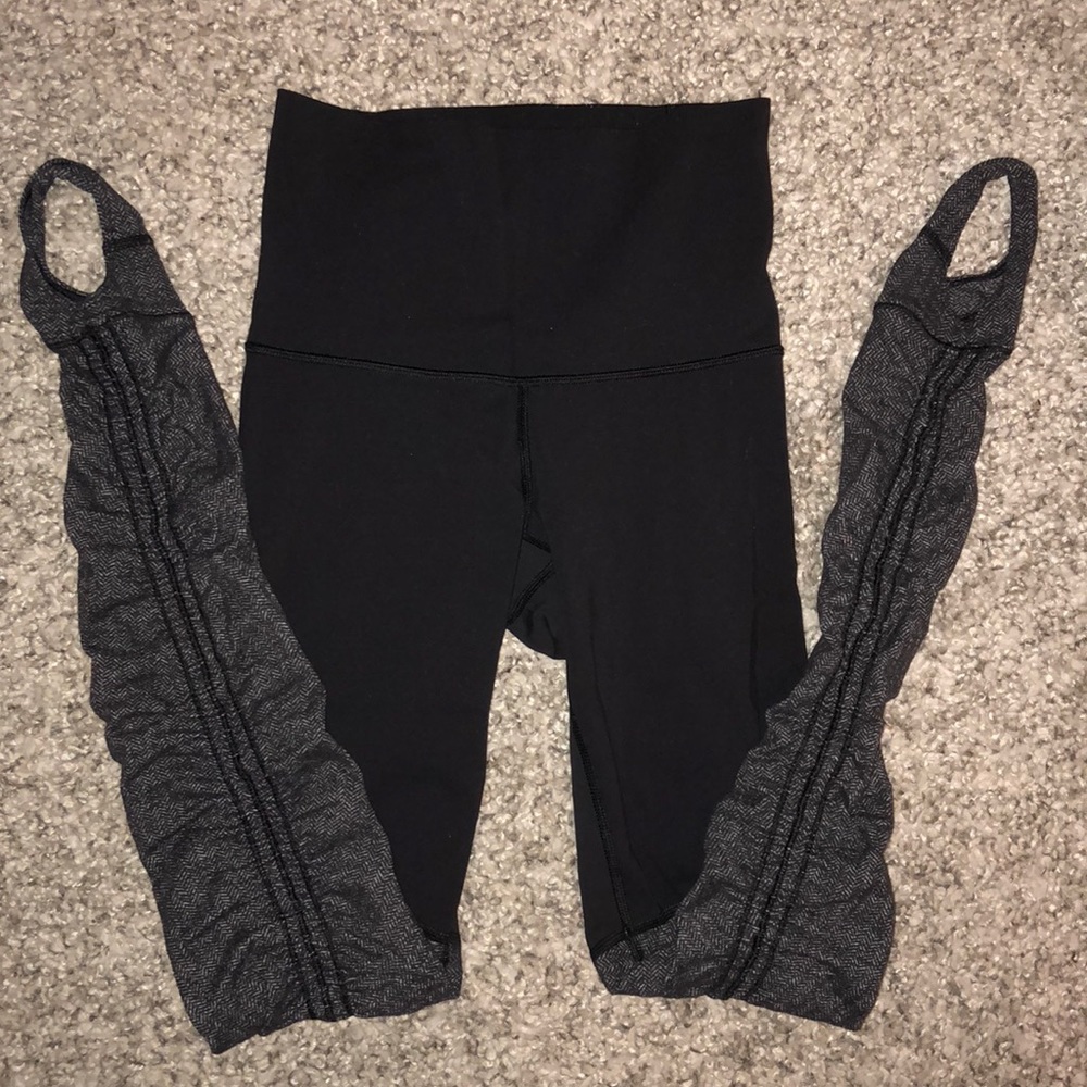 lululemon ruched yoga leggings